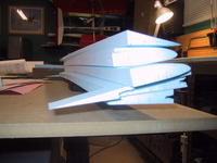 Name: IMG_4309.jpg
Views: 372
Size: 58.8 KB
Description: It is funny how you can pile up the center panel cores. At this point it is easy to think this will never become a good flying plane.