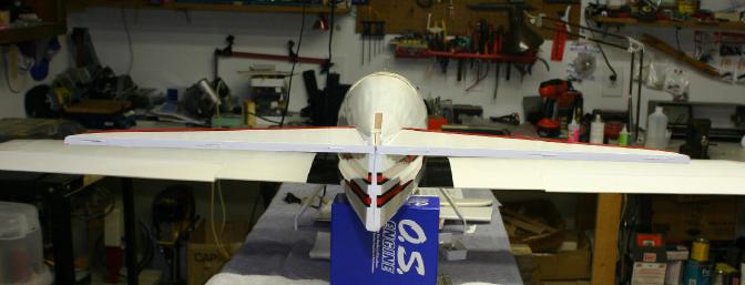 The stab was fastened into place using the lower wing mounted to the fuselage to check for square and level.  