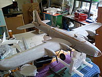 Name: Photo933.jpg
Views: 152
Size: 246.9 KB
Description: I started this a few years back and then moved on to other projects.  I thought I'd bring this one down from the shelf and work on it some more. It does not look like much, but someday this will be the "Memphis Belle"