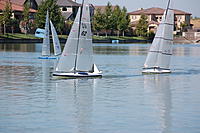 Name: Infinity-54 #62 - Dash to the Finishline.jpg
Views: 106
Size: 201.8 KB
Description: My Infinity-54 headed to the finish on her first day racing in West Sacramento, CA.