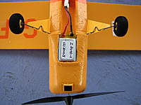 Name: IMG_8108.jpg
Views: 788
Size: 68.0 KB
Description: 240 mAh 1S Lipo will fit with slight widening of the battery tray.  HK 240/1 shown, the Hyperion 240/1's are much better.