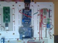 Name: 220054.jpg
Views: 97
Size: 72.1 KB
Description: added deadbug a3901 hbridge courtesy of Paul Garrett in upper right. Added 4mm pager motor in lower right.