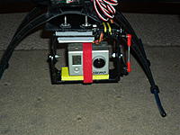 Name: SAM_0624.jpg
Views: 58
Size: 223.2 KB
Description: And here it is with the camera mounted. A single piece of looped velcro applied very tightly is all I used.