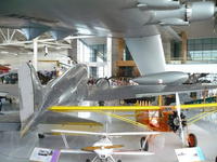 Name: P1010888.jpg
Views: 269
Size: 95.2 KB
Description: A great illustration of the incredible size of the Spruce Goose.  That DC-3 has a 100-foot wingspan, yet it looks lost underneath the wing of the beast.