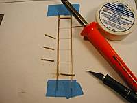 Name: P1010119 copy.jpg
Views: 103
Size: 37.9 KB
Description: For this light duty ladder, I am just using a 
30 watt soldering pen.