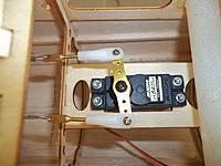 Name: 100_0134.jpg
Views: 300
Size: 150.9 KB
Description: Installed pull pull hardware on rudder servo.