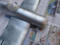 Name: P1000945.jpg
Views: 172
Size: 92.1 KB
Description: A very light dusting of silver paint (Tamiya Silver Leaf) laid down first in areas I might weather later.
