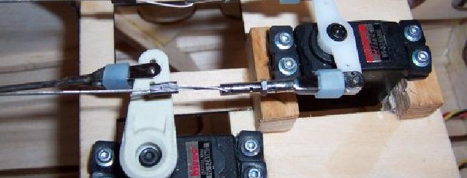 The way the instructions showed the rudder servo the pull pull wires would hit the elevator linkage and the elevator control horn. I had to raise up the rudder servo by about half an inch so they wouldn't touch.