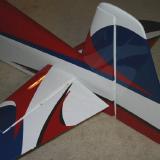  I had to glue the tail in place and hinge the elevators and rudder, the same as the ailerons.