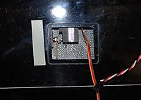 Name: DSC_0068.jpg
Views: 346
Size: 71.3 KB
Description: Aileron servo trial fitted with all bits made. Huge well, tiny servo. Because of small arm needed maximum servo travel utilised by using a 5mm arm.