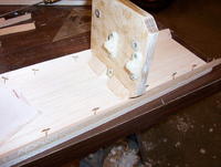 Name: 100_7226.jpg
Views: 100
Size: 87.4 KB
Description: All blind nuts installed in firewall. 1/2 inch triagle stock glued to fuselage sides. End-grain triangle stock glued to firewall.