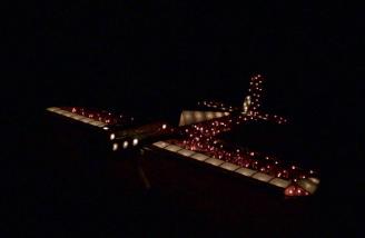 All lit up!