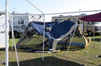 I hope this tent was vacant!