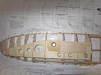 Name: fuselage hatch1.jpg
Views: 111
Size: 117.5 KB
Description: Another view of the bomb bay framing.  You may also be able to pick out some of the notches that I have added for the hatch frame.  Hope to add the stringers today.