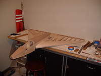 Name: Enforcer_11.jpg
Views: 230
Size: 38.4 KB
Description: finished wing with fuselage sitting on top.