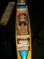 Name: aerowatthatchfront.jpg
Views: 74
Size: 29.9 KB
Description: Front view of the battery hatch area showing the ply battery plate and front and rear battery retaining blocks- faced with Fantastic Foam.