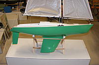 Name: paint lt green.jpg
Views: 53
Size: 201.9 KB
Description: All the Fairwinds were painted white first to cover up the off-color plastic.  Then two color coats in about 30 minutes.