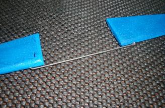Elevator halves are joined by a provided wire.