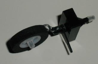 The nose gear assembly.