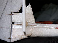 Name: elevator-disk.jpg
Views: 180
Size: 118.5 KB
Description: 90� throw on my first pulley setup. This was later "improved" to 100� of throw (each way) when I enlarged the servo pulley a bit.