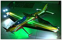 Name: MythoS - 3W + Green - Post.jpg
Views: 126
Size: 108.1 KB
Description: RGB LED's on wing, fuse, stabs and bottom...