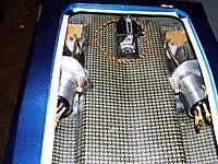 Name: CF0040.jpg
Views: 61
Size: 209.9 KB
Description: 5/31 Both motors now have cooling jackets installed, and the stuffing tubes are epoxied in. Going to let that cure overnight before starting on the front tube supports.