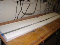 Name: Coreprep5.jpg
Views: 552
Size: 69.2 KB
Description: spar glued to the foam cores