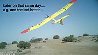 Name: ROC2000-020613-FirstFlight-04.jpg
Views: 46
Size: 91.7 KB
Description: 2nd flight that day after a bit of gluing...