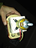 Name: IMG_0045.jpg
Views: 37
Size: 78.0 KB
Description: AXI Gold 2820/10 BL Motor lines up with mounting holes for Power 25