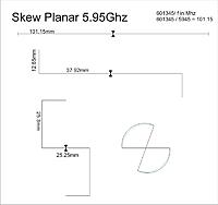 Name: SkewPlanarAntenna3.jpg
Views: 331
Size: 42.6 KB
Description: Correct dimensions for 5.945 Ghz... I hope!