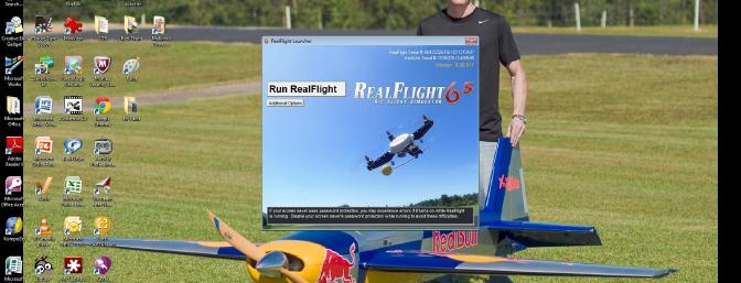 When you click on the RealFlight Icon, click on the box entitled