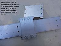 Name: 11.jpg
Views: 128
Size: 68.5 KB
Description: I had to make a few parts that I could not buy, or did not suit the need... These two 4" x 6" pieces that hold the Y Axis carraiges were needed to be both light and rigid. One is shown fully assembled on the Y axis rail.