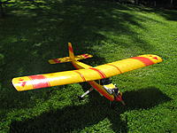 Name: birthday 3-5 002.jpg
Views: 69
Size: 306.1 KB
Description: The other survivor: My Goldberg Eagle 2.  One flight so far.  They are both sporting OSla .46 motors which I think I will change to electric and then one or both will have to go...