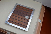Name: DSC_0266.jpg
Views: 98
Size: 116.5 KB
Description: Hatch detail. Note the aluminum hardware with ground down rivets.