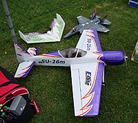 Name: TreeDiver_2011_sm.jpg
Views: 74
Size: 201.3 KB
Description: Hacker Skyfighter, Mini F-35 from HobbyCity and Eflite SU-26m which is a awesome 1meter plane!