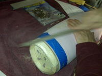 Name: IMG00085.jpg
Views: 243
Size: 68.2 KB
Description: blue tape was placed onto foam to protect from sanding & filing until the appropriate time