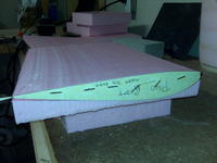 Name: IMG00109.jpg
Views: 204
Size: 58.3 KB
Description: Notice how the template is designed to hang over the edge of the foam so the hotwire has a place to start... guided along the template before the cut begins.