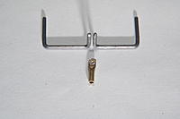 Name: Mini-Macchi_298.jpg
Views: 50
Size: 107.5 KB
Description: Make nice and even bends in the music wire. Flatten and drill the brass tube with 1/16" bit.