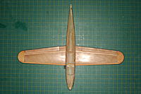 Name: Mini-Macchi_324.jpg
Views: 48
Size: 300.3 KB
Description: Get the wing centered and perpendicular. Those grid lines sure make it easy. But you can use rulers to measure and get it all square.