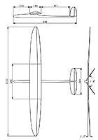 Name: prodijHM-3D.jpg
Views: 234
Size: 30.0 KB
Description: estimated AUW 700/750g, airfoil from Jean Luc (designer of all airfoil from Aeromod models since 5 years) - will request some more details