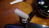 Name: DSC04290.jpg
Views: 79
Size: 81.2 KB
Description: hot glue foam to landing gear to increase ground clearance for camera