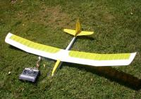 Name: Original Gnome.jpg
Views: 301
Size: 85.5 KB
Description: Here's the Gnome I built and flew in high school back in action after 20 years of mothballs.  I replaced all the old Futaba AM gear with Hitech stuff and enjoyed it as a light-air sloper.