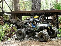Name: crawler1.jpg
Views: 80
Size: 76.7 KB
Description: ...the guys went for a trail ride, following the train tracks down to a canyon and an old trestle...