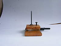 Name: DRILL JIG SIDE VIEW. SHOWING 2MM DRILL AND BLADE HOLDER IN PLACE.jpg
Views: 189
Size: 25.7 KB
Description: 
