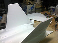 Name: Right Vertical.jpg
Views: 288
Size: 55.0 KB
Description: The right vertical has been sanded, you can see the red Sharpie line on the left one which is used as a sanding guide.