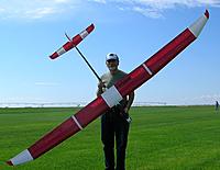 Name: E_Yardbird.jpg
Views: 119
Size: 183.2 KB
Description: E-Yardbird w/ Hi-Aspect fuse and Hobbyking 3548 Outrunner motor