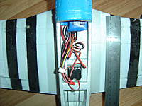 Name: P51 CG (2).jpg
Views: 100
Size: 93.6 KB
Description: CG is 1 and 3/4 of an inch. Lipo is all the way forward. I also have a AA battery in the nose for balance