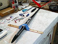 Name: V tail mounted.jpg
Views: 172
Size: 86.9 KB
Description: Got this part done. Now on to the wings...