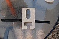 Name: DSC_7993.jpg
Views: 78
Size: 206.7 KB
Description: Front battery holder.  Holes are for the landing gear and actuator.  They will not stick out on top (and into the battery), but that gave me the ability to move the battery tray 1/4 lower.