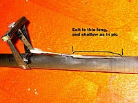 Name: Boom-pushrod-exit.jpg
Views: 191
Size: 270.7 KB
Description: Shallow exit, with maybe 1/2 in. deflection of the rod at the clevis.. no change in friction over
the range of motion of horn.